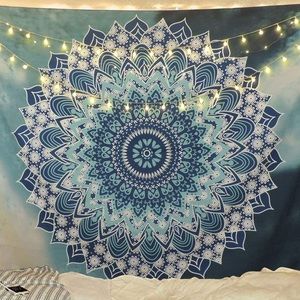 Blue tapestry